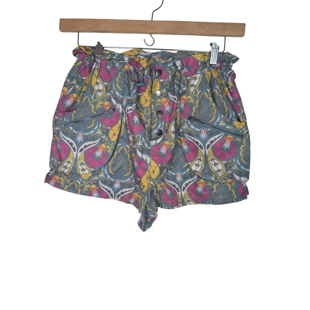 FP Movement Off The Grid Shorts Womens S Floral Gorpcore Parachute Utility‎